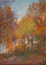 Colorful Autumn - oil, canvas