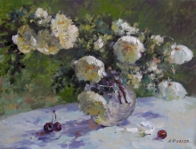 Blooming Briar Rose - oil, canvas