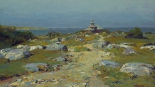On B.Zayatsky Island, Solovki - oil, canvas
