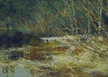 On Tsidvilake - oil, canvas