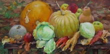 Autumn Still Life - oil, canvas