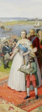 Visit Of Catherine II To Kostroma - oil, canvas