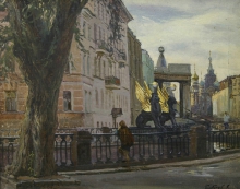 Griboyedov Canal - oil, canvas