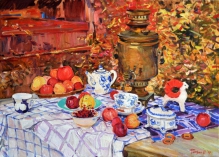 Autumn Still Life - oil, canvas