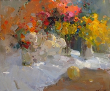 Fragrance Of The Autumn - oil, canvas