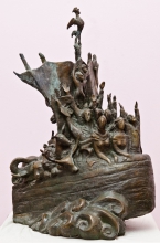 Noahs Ship - bronze