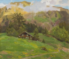 Tyrolean Motive - oil, canvas