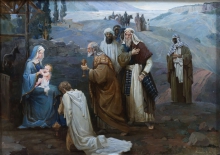 Adoration Of The Magi - oil, canvas