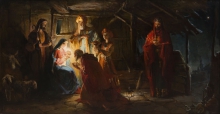 Adoration Of The Magi - oil, canvas