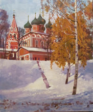 Yaroslavl. Church Of Michael The Archangel - oil, canvas