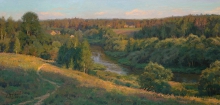 Evening Light - oil, canvas