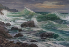 Breath Of The Sea - oil, canvas