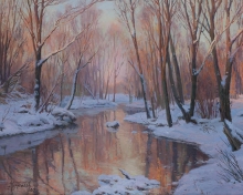 Thaw - oil, canvas