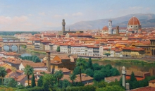 Florence - oil, canvas