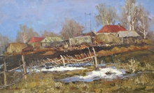 Deep In Russia - oil, canvas