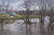Flood - oil, canvas