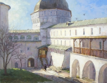 In Lavra - oil, canvas