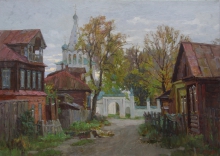 Autumn In Kostroma - oil, canvas