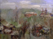 Smolensk Sketch - oil, canvas
