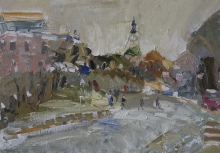 Smolensk Sketch - oil, canvas