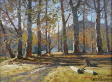 Beeches. Arhyz - oil, canvas