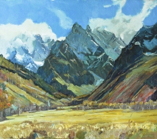 Chetcha Mount - oil, canvas