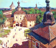 Kirillo-Belosersky Monastery - oil, canvas