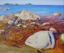 Ladoga Lake - oil, canvas