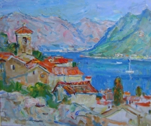 Perast - oil, canvas