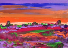 Sunset - acrylic, canvas