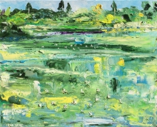 Clear Meadow - oil, canvas